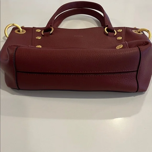 New HAMMITT Daniel Medium Pomodoro Leather Gold Studded SatchelBag MISSING STRAP - Picture 8 of 16